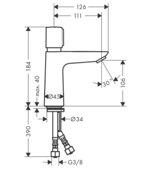 Смеситель Hansgrohe Talis E 71718000