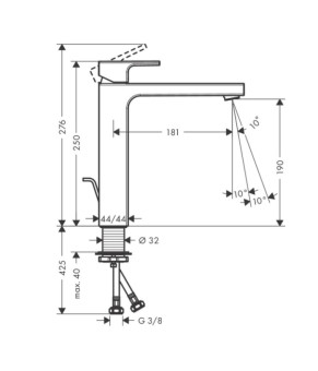 Смеситель Hansgrohe Vernis Shape 71562000