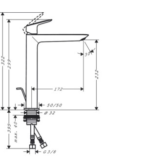 Смеситель Hansgrohe Logis 71257000