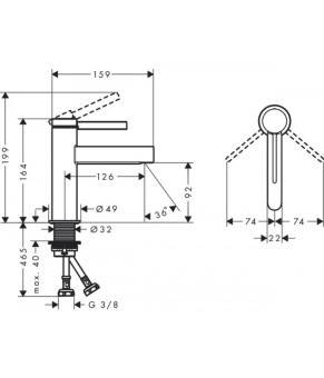 Смеситель Hansgrohe Finoris 76010700