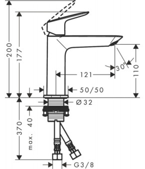 Смеситель Hansgrohe Logis Fine 71253000