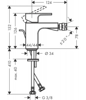 Смеситель Hansgrohe Vernis Shape 71211000