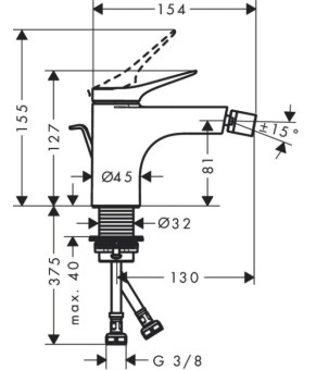 Смеситель Hansgrohe Vivenis 75200700