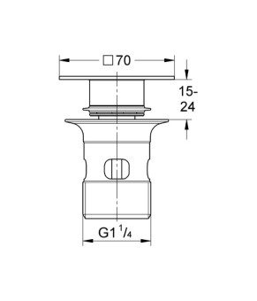 Донний клапан Grohe 40565000