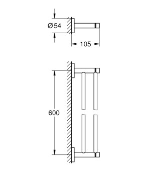 Держатель для полотенца Grohe Essentials 40802DL1