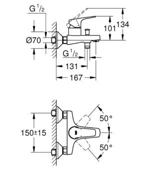 Смеситель Grohe BauFlow 29045000