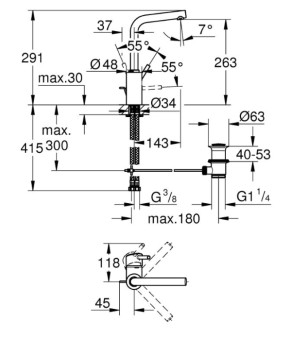 Смеситель Grohe Concetto 23739002