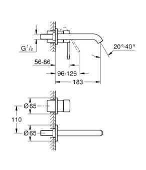 Смеситель Grohe Essence New 19408GL1
