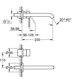 Смеситель Grohe Essence New 19967AL1
