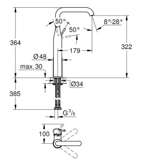 Змішувач Grohe Essence New 32901AL1