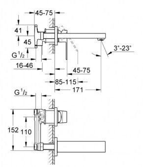 Змішувач Grohe Eurocube 19895000