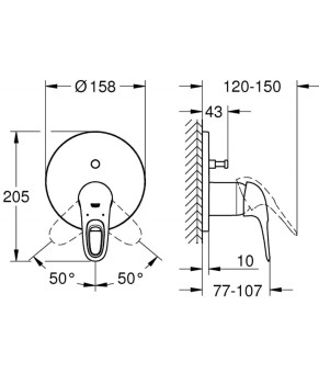 Смеситель Grohe Eurostyle 24049003