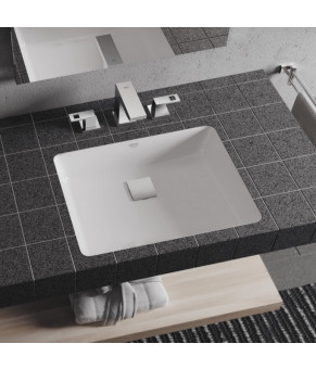 Встраиваемая раковина под столешницу Grohe Cube Ceramic 50 см с покрытием PureGuard, 3948000H