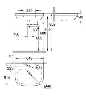Раковина Grohe Euro Ceramic 3932300H