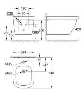 Биде Grohe Euro Ceramic 3920800H
