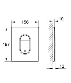Набір інсталяції Grohe Solido з унітазом Grohe Bau Rimless 39418000