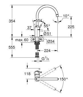 Змішувач Grohe Concetto 32661003
