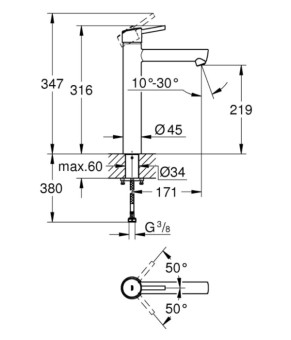 Смеситель Grohe Concetto 23920001