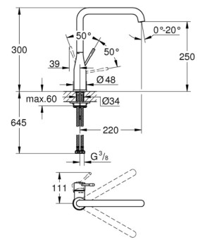Смеситель Grohe Essence New 30269AL0