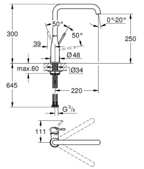 Змішувач Grohe Essence New 30505000