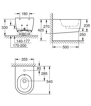 Биде Grohe Essence 3957400H