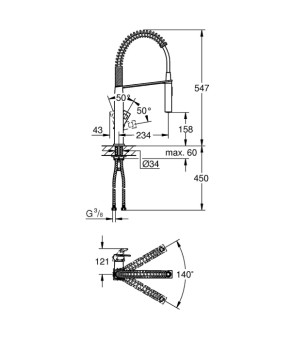 Смеситель Grohe Eurocube 31395DC0