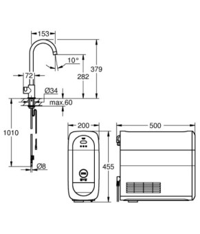 Смеситель Grohe Blue Home 31498001