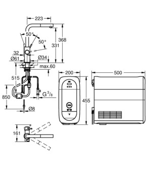 Змішувач Grohe Blue Home 31539DC0