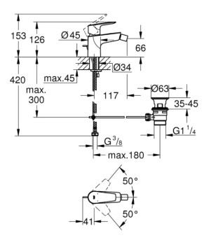 Смеситель Grohe BauEdge 23331001