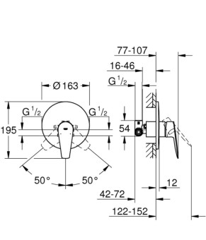 Смеситель Grohe BauEdge 29078001