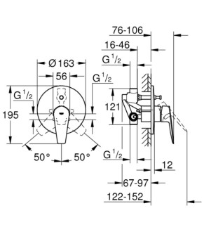 Смеситель Grohe BauEdge 29079001