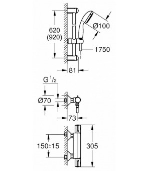 Змішувач Grohe Grohtherm 34566001