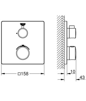Змішувач Grohe Grohtherm 24078000