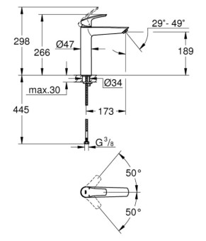 Змішувач Grohe Eurosmart 23971003