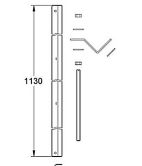 Комплект углового монтажа Grohe Rapid SL 38562001