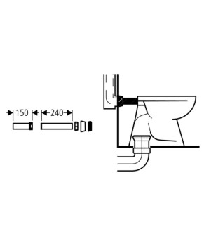 Впускной гарнитур Grohe Rapido 37102SH0