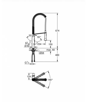 Смеситель Grohe K7 32950000
