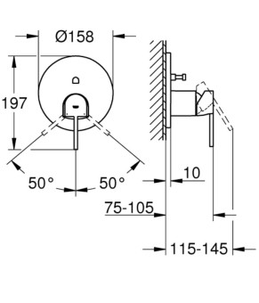 Смеситель Grohe Plus 24060003