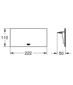 Полочка Grohe Plus 40954000