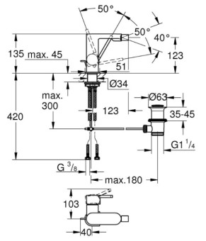 Смеситель Grohe Plus 33241003
