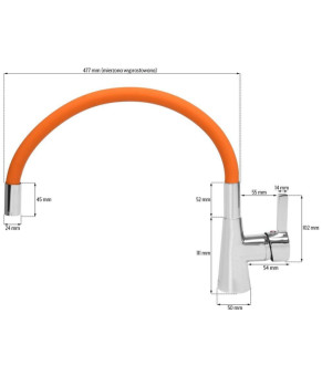 Смеситель Fala Flexible 75708