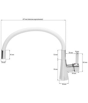 Смеситель Fala Flexible 75706