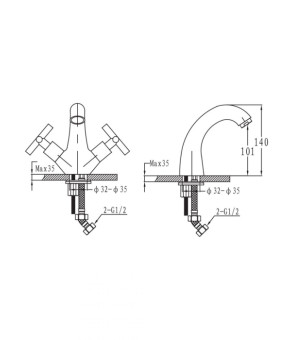 Смеситель Imprese Ralsko 40240