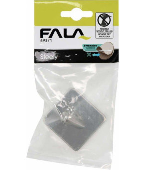 Крючок одинарный на двустороннем скотче Fala Steely 69371