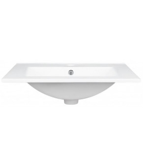 Комплект Qtap тумба напольная Scorpio 600х825х460 мм White + раковина врезная Albatross QT71SC43951
