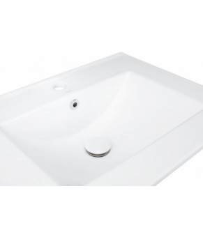 Комплект Qtap тумба напольная Scorpio 600х825х460 мм White + раковина врезная Albatross QT71SC43951