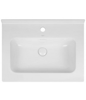 Комплект Qtap тумба напольная Scorpio 600х825х460 мм White + раковина врезная Albatross 01 QT71SC43952