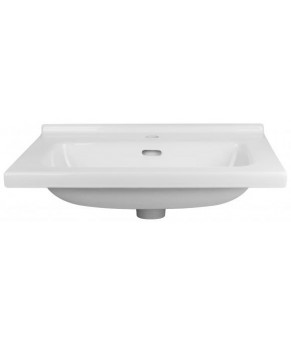 Комплект Qtap тумба напольная Scorpio 600х825х460 мм White + раковина врезная Albatross 01 QT71SC43952