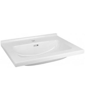 Комплект Qtap тумба напольная Scorpio 600х825х460 мм White + раковина врезная Albatross 01 QT71SC43952