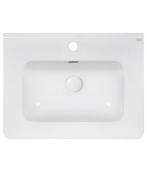Комплект Qtap тумба напольная Scorpio 600х825х460 мм White + раковина врезная Albatross 9H QT71SC43953